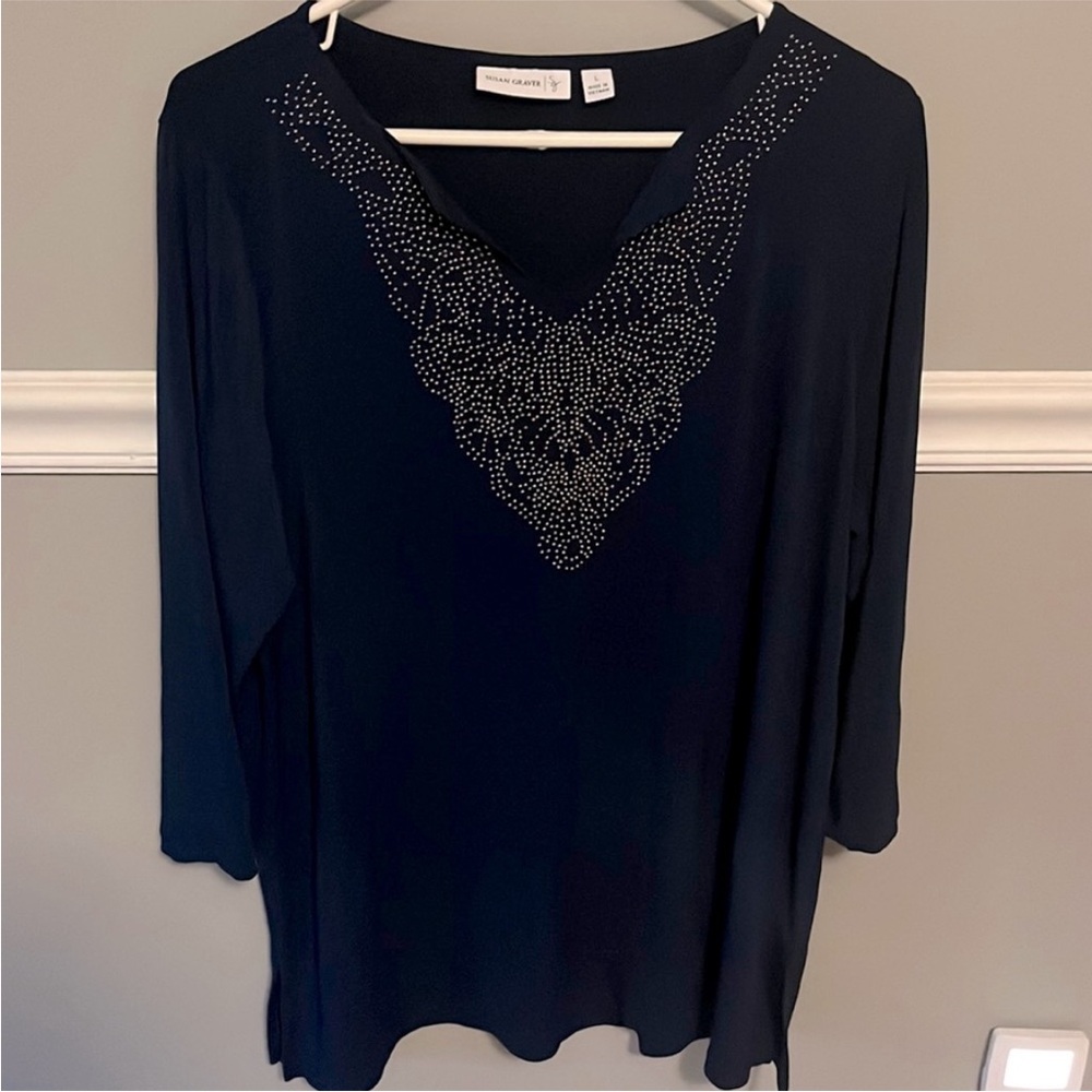 Susan Graver Liquid Knit Top